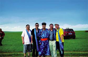 天一遊牧人家客戶合影